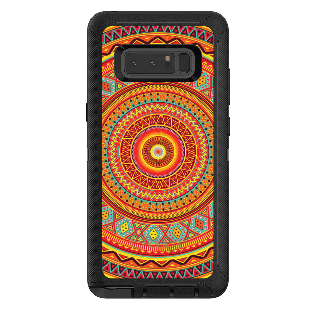 Orange Teal Yellow Tribal Print OtterBox Defender Case for iPhone & Galaxy, view 17