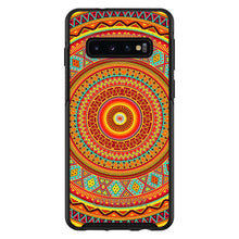 DistinctInk™ OtterBox Symmetry Series Case for Apple iPhone / Samsung Galaxy / Google Pixel - Orange Teal Yellow Tribal Print