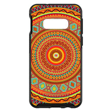 DistinctInk™ OtterBox Symmetry Series Case for Apple iPhone / Samsung Galaxy / Google Pixel - Orange Teal Yellow Tribal Print