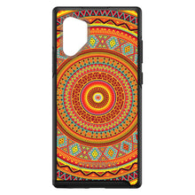 DistinctInk™ OtterBox Symmetry Series Case for Apple iPhone / Samsung Galaxy / Google Pixel - Orange Teal Yellow Tribal Print