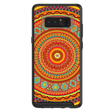 DistinctInk™ OtterBox Symmetry Series Case for Apple iPhone / Samsung Galaxy / Google Pixel - Orange Teal Yellow Tribal Print