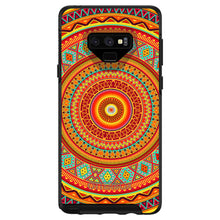 DistinctInk™ OtterBox Symmetry Series Case for Apple iPhone / Samsung Galaxy / Google Pixel - Orange Teal Yellow Tribal Print