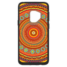 DistinctInk™ OtterBox Symmetry Series Case for Apple iPhone / Samsung Galaxy / Google Pixel - Orange Teal Yellow Tribal Print