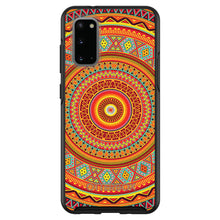 DistinctInk™ OtterBox Symmetry Series Case for Apple iPhone / Samsung Galaxy / Google Pixel - Orange Teal Yellow Tribal Print