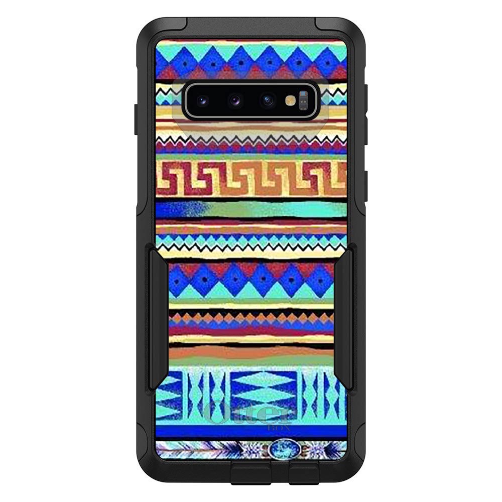 Blue Red Yellow Tribal Print OtterBox Commuter Case for iPhone & Galaxy, view 7