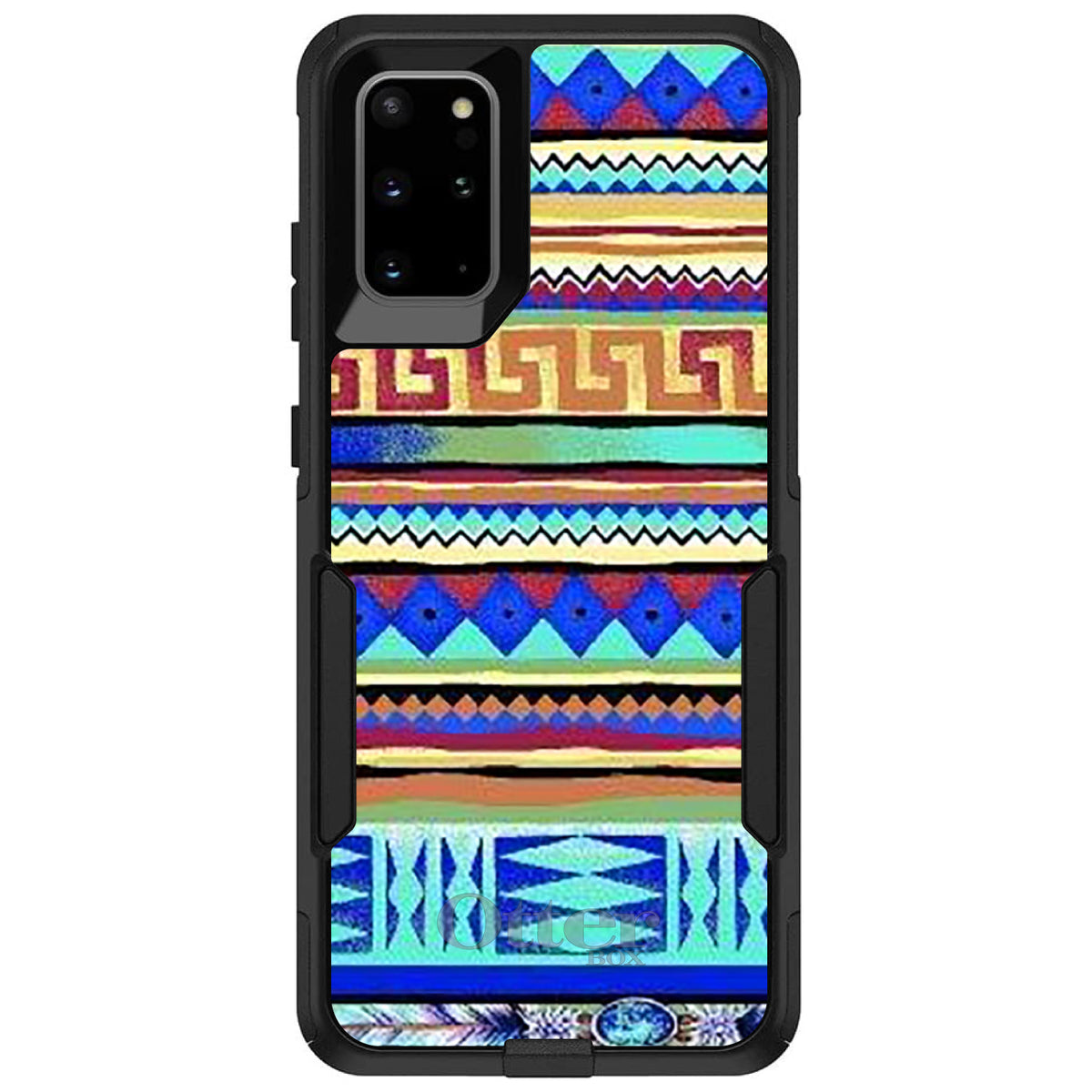 Blue Red Yellow Tribal Print OtterBox Commuter Case for iPhone & Galaxy, view 6