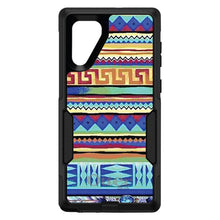 DistinctInk™ OtterBox Commuter Series Case for Apple iPhone or Samsung Galaxy - Blue Red Yellow Tribal Print