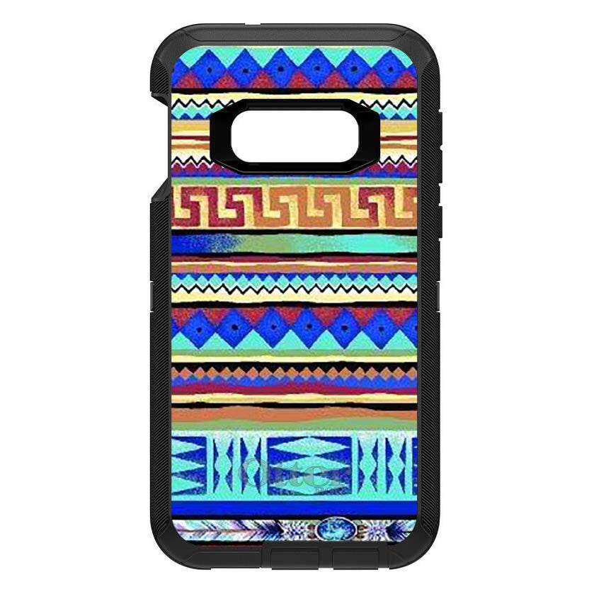 Blue Red Yellow Tribal Print OtterBox Defender Case for iPhone & Galaxy, view 10