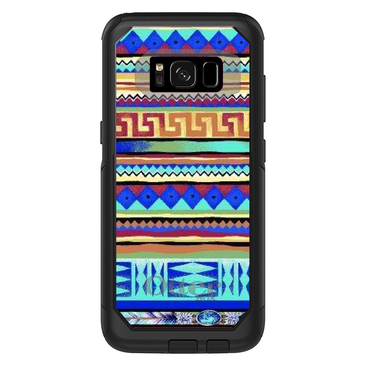 Blue Red Yellow Tribal Print OtterBox Commuter Case for iPhone & Galaxy, view 10