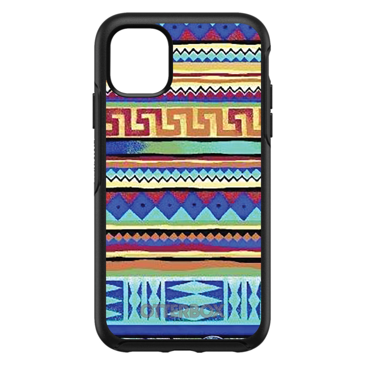 Blue Red Yellow Tribal Print OtterBox Symmetry Case for iPhone & Galaxy