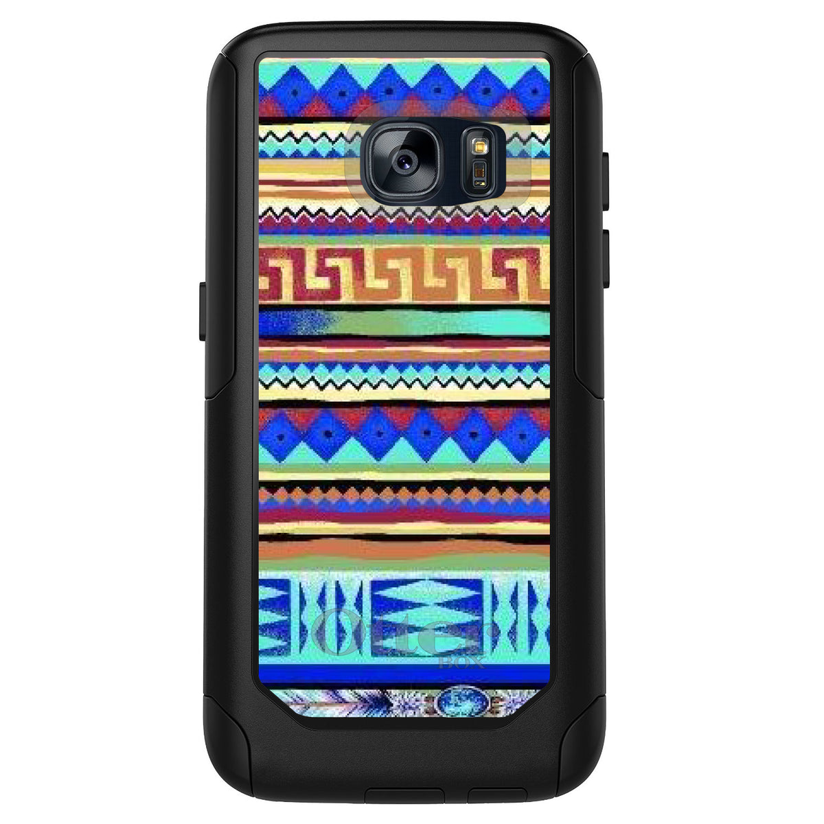 Blue Red Yellow Tribal Print OtterBox Commuter Case for iPhone & Galaxy, view 11