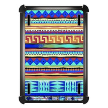 DistinctInk™ OtterBox Defender Series Case for Apple iPad / iPad Pro / iPad Air / iPad Mini - Blue Red Yellow Tribal Print