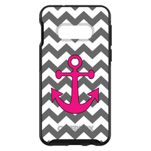 Grey White Pink Chevron Anchor OtterBox Symmetry Case for iPhone & Galaxy