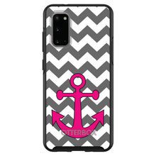 Grey White Pink Chevron Anchor OtterBox Symmetry Case for iPhone & Galaxy
