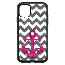 Grey White Pink Chevron Anchor OtterBox Symmetry Case for iPhone & Galaxy