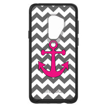 Grey White Pink Chevron Anchor OtterBox Symmetry Case for iPhone & Galaxy