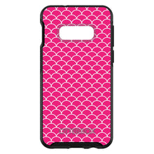 DistinctInk™ OtterBox Symmetry Series Case for Apple iPhone / Samsung Galaxy / Google Pixel - Hot Pink White Scalloped Pattern