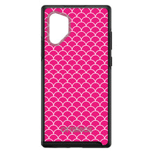 DistinctInk™ OtterBox Symmetry Series Case for Apple iPhone / Samsung Galaxy / Google Pixel - Hot Pink White Scalloped Pattern