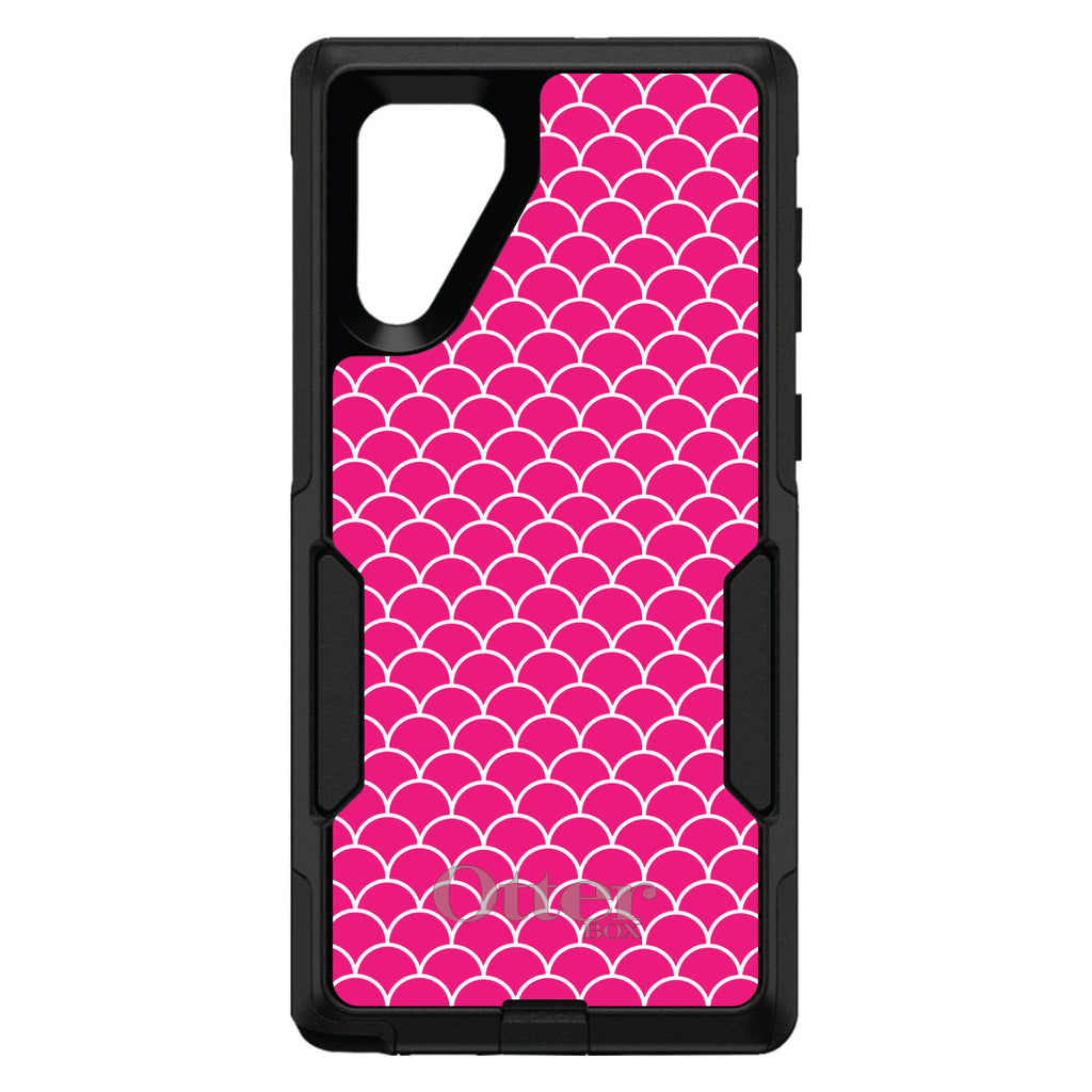 Hot Pink White Scalloped Pattern OtterBox Commuter Case for iPhone & Galaxy, view 13