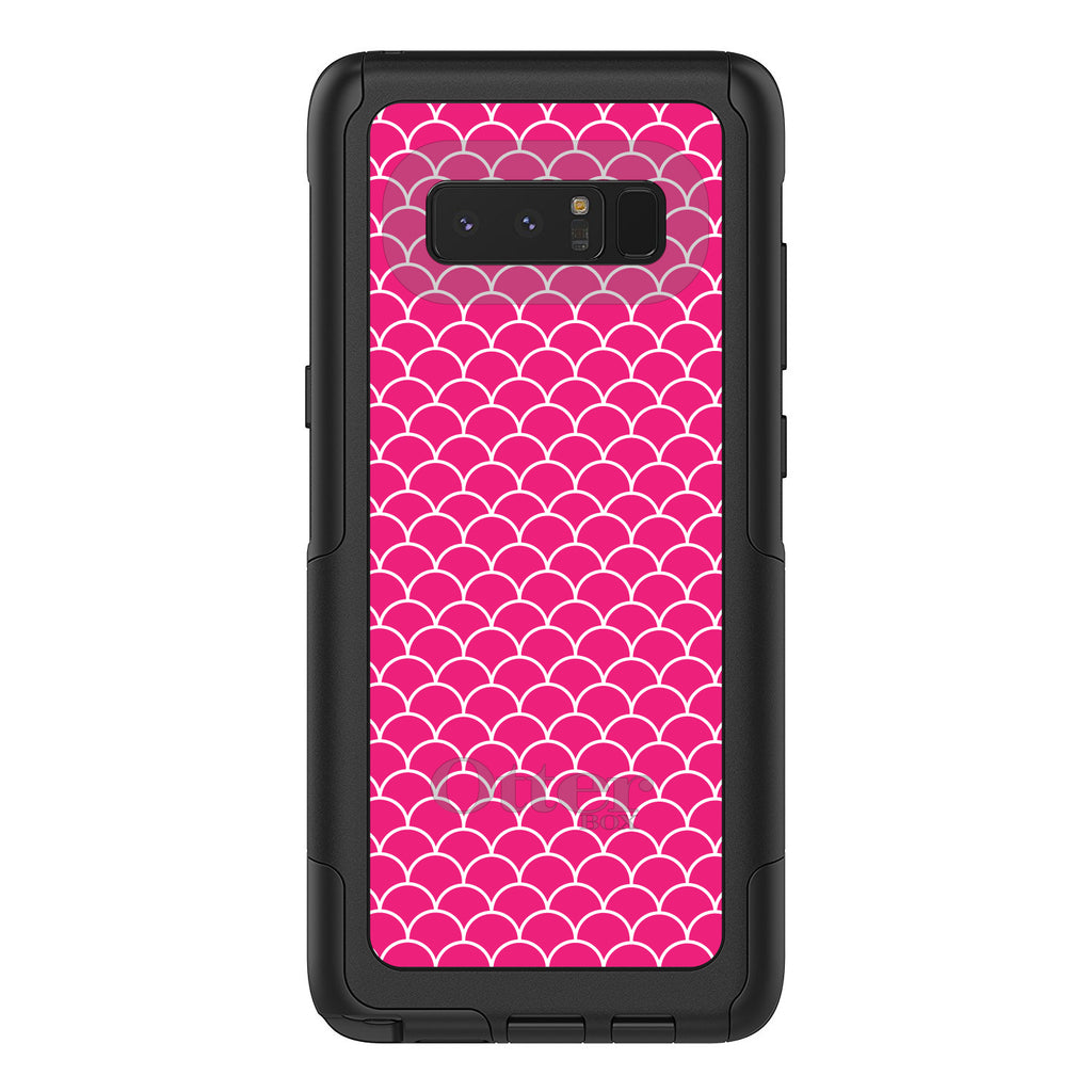 Hot Pink White Scalloped Pattern OtterBox Commuter Case for iPhone & Galaxy, view 16