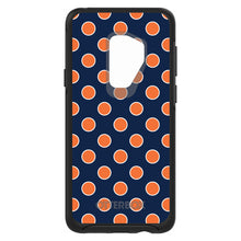 DistinctInk™ OtterBox Symmetry Series Case for Apple iPhone / Samsung Galaxy / Google Pixel - Navy Orange White Polka Dots