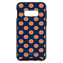 DistinctInk™ OtterBox Symmetry Series Case for Apple iPhone / Samsung Galaxy / Google Pixel - Navy Orange White Polka Dots