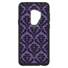DistinctInk™ OtterBox Symmetry Series Case for Apple iPhone / Samsung Galaxy / Google Pixel - Purple Black Damask Floral