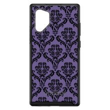 DistinctInk™ OtterBox Symmetry Series Case for Apple iPhone / Samsung Galaxy / Google Pixel - Purple Black Damask Floral
