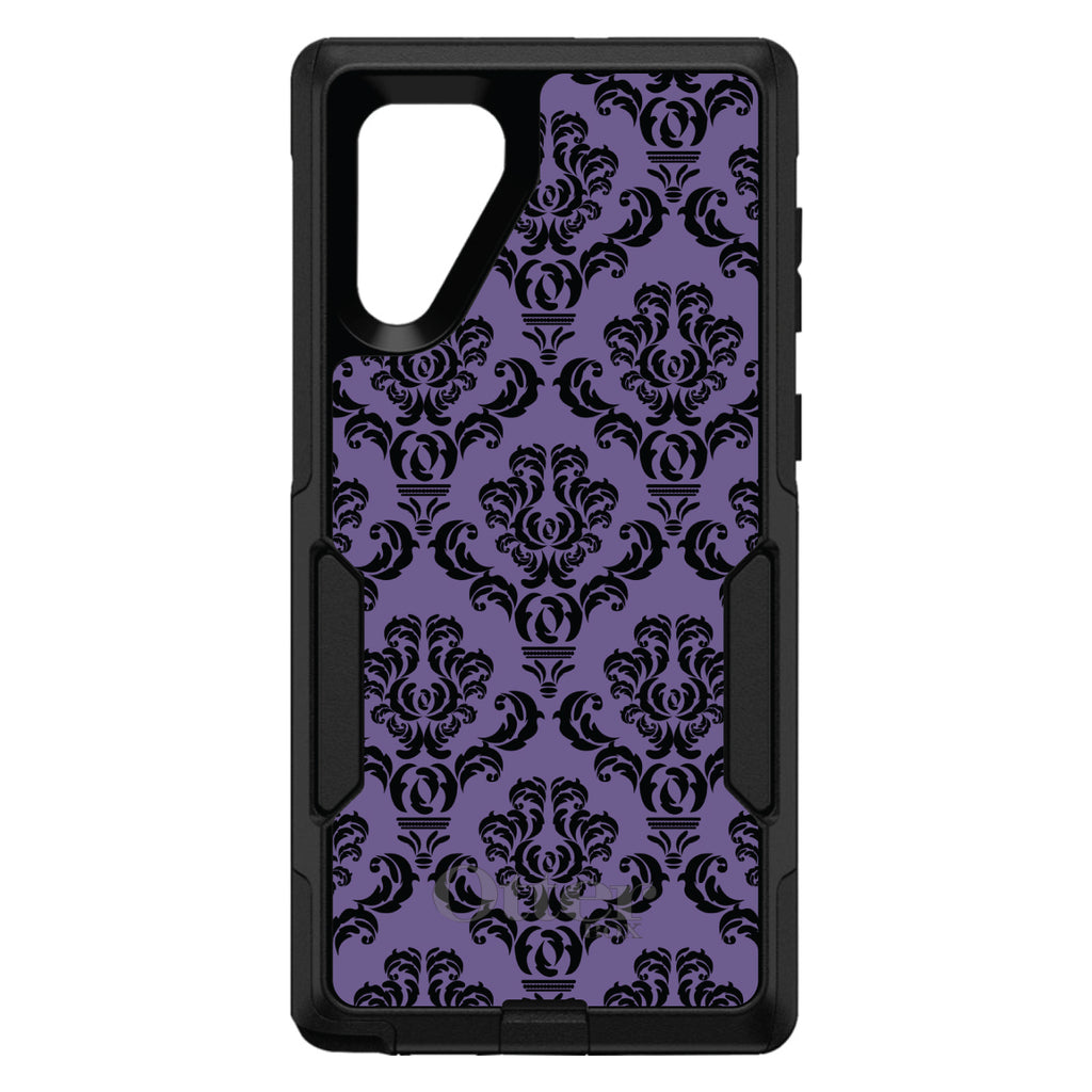 Purple Black Damask Floral OtterBox Commuter Case for iPhone & Galaxy, view 13