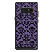 DistinctInk™ OtterBox Symmetry Series Case for Apple iPhone / Samsung Galaxy / Google Pixel - Purple Black Damask Floral
