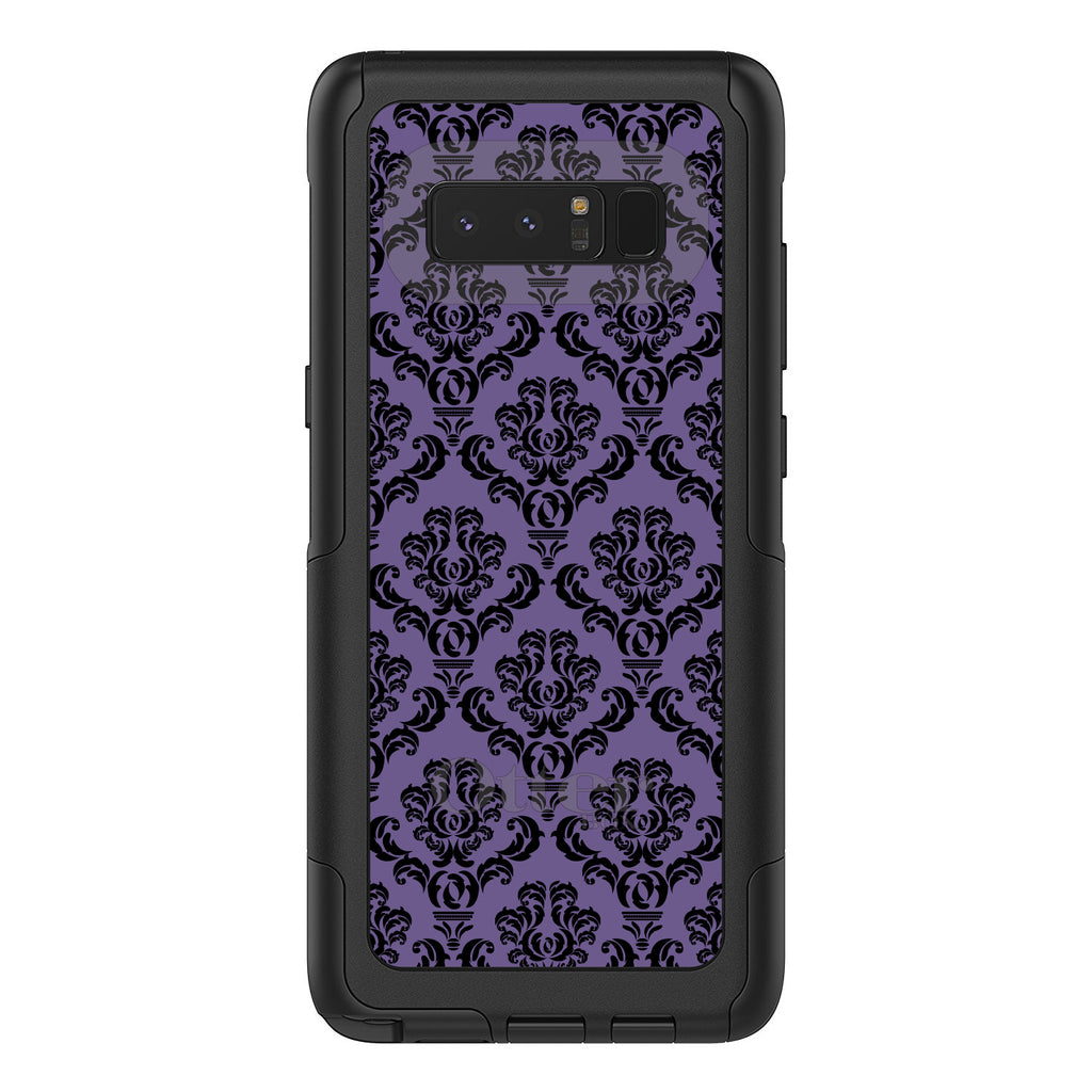 Purple Black Damask Floral OtterBox Commuter Case for iPhone & Galaxy, view 16