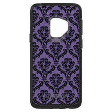 DistinctInk™ OtterBox Symmetry Series Case for Apple iPhone / Samsung Galaxy / Google Pixel - Purple Black Damask Floral