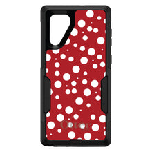 DistinctInk™ OtterBox Commuter Series Case for Apple iPhone or Samsung Galaxy - Red White Bubbles Polka Dots