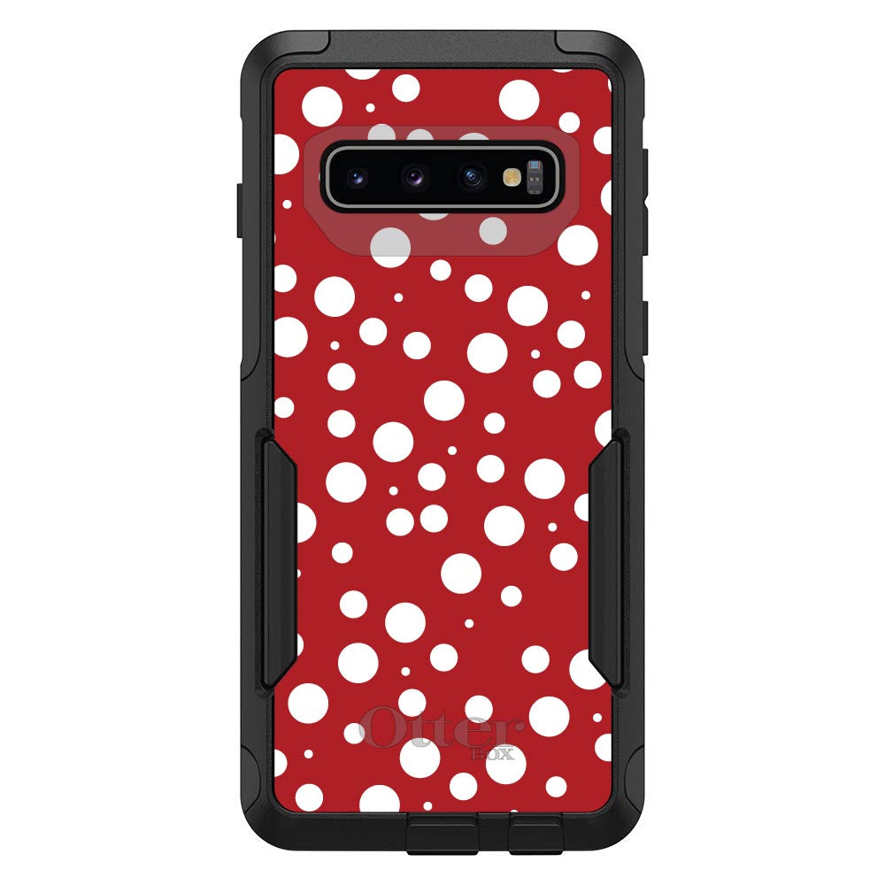 Red White Bubbles Polka Dots OtterBox Commuter Case for iPhone & Galaxy, view 7