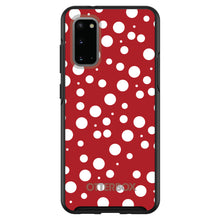 DistinctInk™ OtterBox Symmetry Series Case for Apple iPhone / Samsung Galaxy / Google Pixel - Red White Bubbles Polka Dots