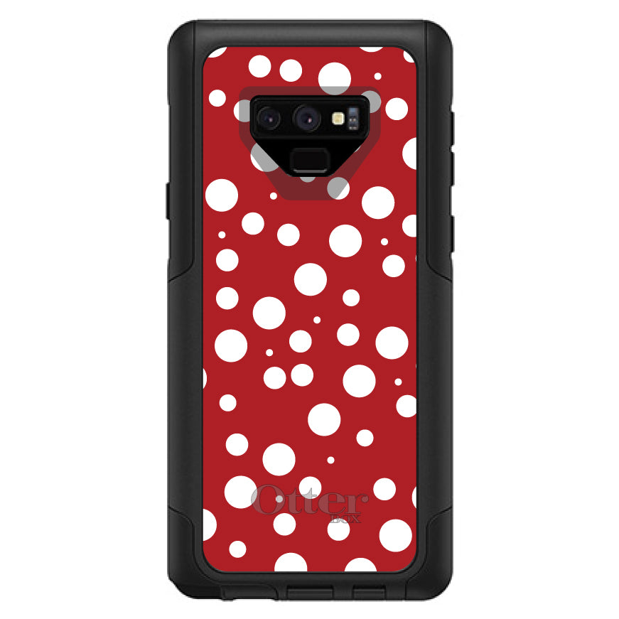 Red White Bubbles Polka Dots OtterBox Commuter Case for iPhone & Galaxy, view 15