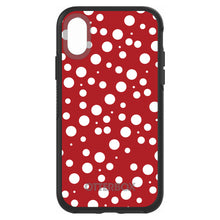 DistinctInk™ OtterBox Symmetry Series Case for Apple iPhone / Samsung Galaxy / Google Pixel - Red White Bubbles Polka Dots