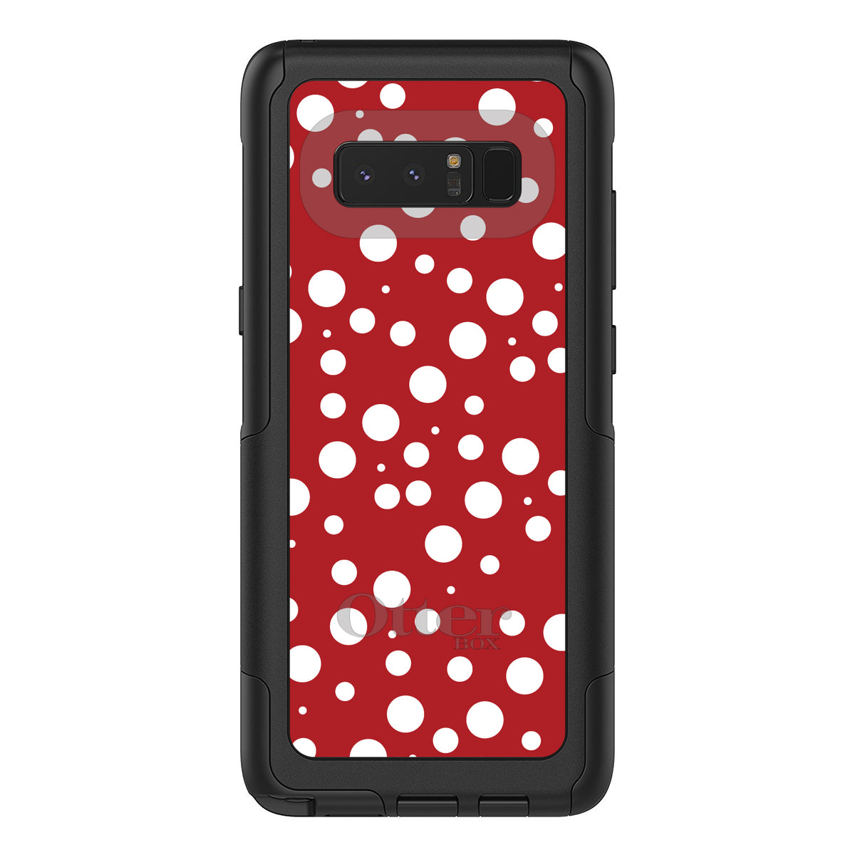 Red White Bubbles Polka Dots OtterBox Commuter Case for iPhone & Galaxy, view 16
