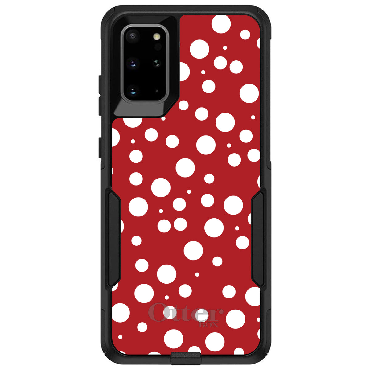 Red White Bubbles Polka Dots OtterBox Commuter Case for iPhone & Galaxy, view 6