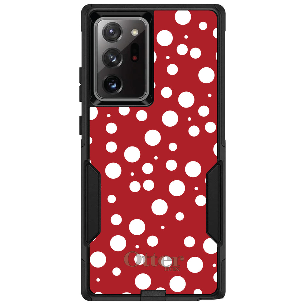 Red White Bubbles Polka Dots OtterBox Commuter Case for iPhone & Galaxy, view 12