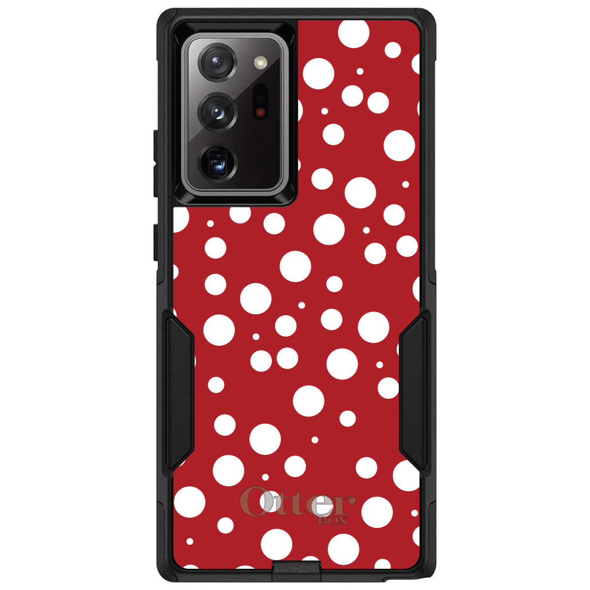 Red White Bubbles Polka Dots OtterBox Commuter Case for iPhone & Galaxy, view 12