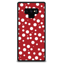 DistinctInk® Hard Plastic Snap-On Case for Apple iPhone or Samsung Galaxy - Red White Bubbles Polka Dots