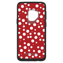 DistinctInk™ OtterBox Symmetry Series Case for Apple iPhone / Samsung Galaxy / Google Pixel - Red White Bubbles Polka Dots