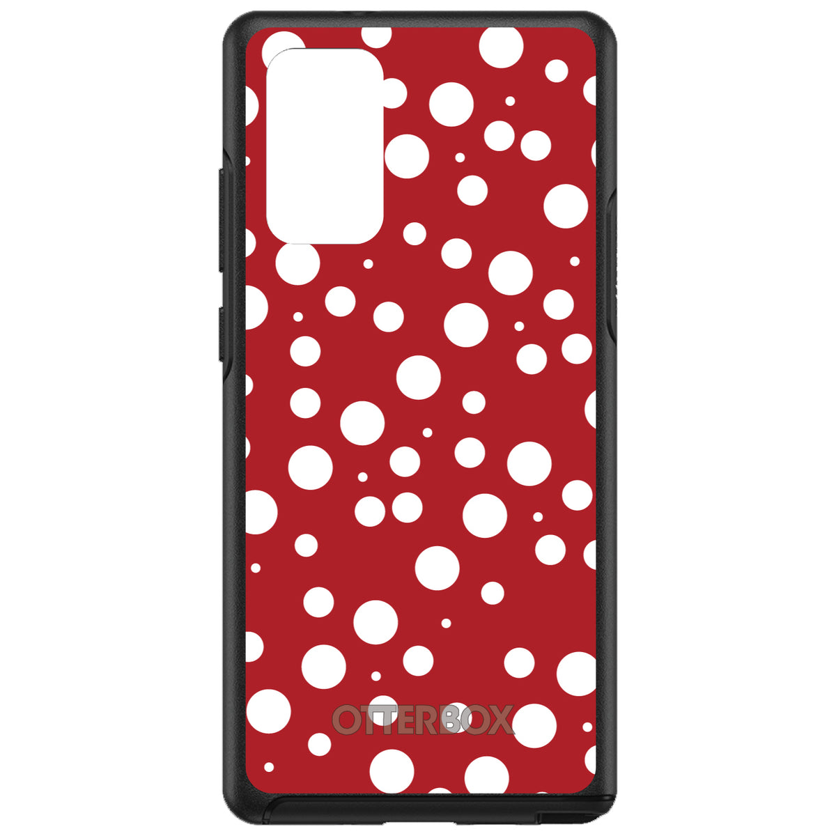 Red White Bubbles Polka Dots OtterBox Symmetry Case for iPhone & Galaxy, view 10