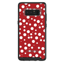 DistinctInk™ OtterBox Symmetry Series Case for Apple iPhone / Samsung Galaxy / Google Pixel - Red White Bubbles Polka Dots