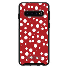 DistinctInk™ OtterBox Symmetry Series Case for Apple iPhone / Samsung Galaxy / Google Pixel - Red White Bubbles Polka Dots