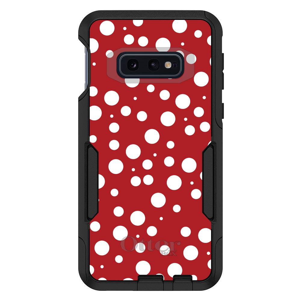 Red White Bubbles Polka Dots OtterBox Commuter Case for iPhone & Galaxy, view 8