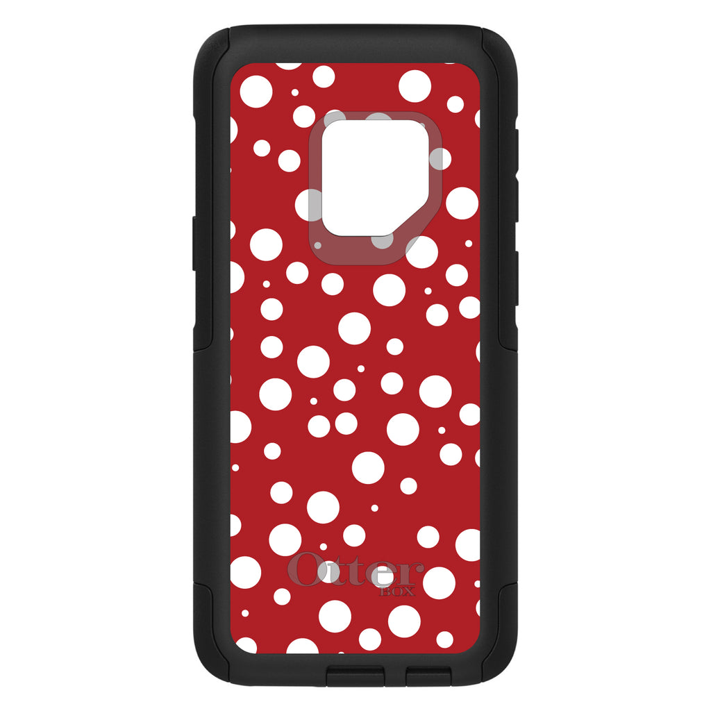 Red White Bubbles Polka Dots OtterBox Commuter Case for iPhone & Galaxy, view 9
