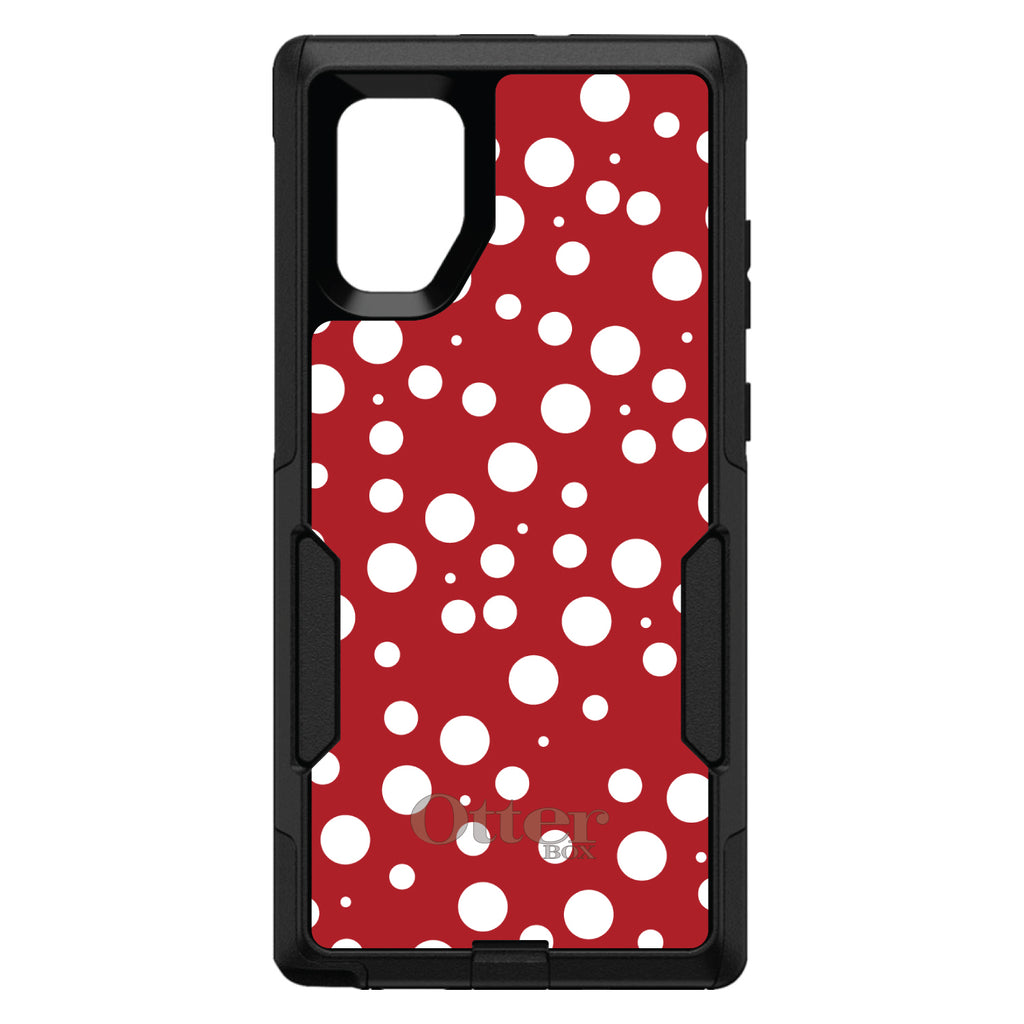 Red White Bubbles Polka Dots OtterBox Commuter Case for iPhone & Galaxy, view 14