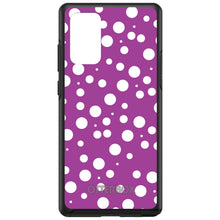 DistinctInk™ OtterBox Symmetry Series Case for Apple iPhone / Samsung Galaxy / Google Pixel - Fuchsia White Bubbles Polka Dots